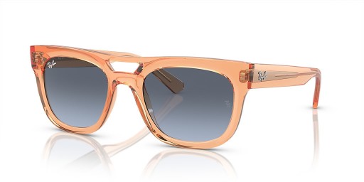Ray-Ban RB4426 Phil Bio-Based L (54 - 21) / Blauwe lenzen en Oranje frame Zonnebrillen