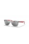 Ray-Ban RB9052SF Nieuwe Wayfarer Kids M (50 - 15) / Silver lenzen en Grijs frame Zonnebrillen