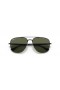 Ray-Ban RB3683 L (56 - 15) / Groene lenzen en Zwart frame Zonnebrillen