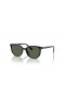 Ray-Ban RB9097S Elliot Kinderen XS (46 - 16) / Groene lenzen en Zwart frame Zonnebrillen