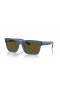 Ray-Ban RB4396 Warren Bio-Based M (54 - 20) / Bruin lenzen en Blauw frame Zonnebrillen