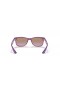 Ray-Ban RB9052SF Nieuwe Wayfarer Kids M (50 - 15) / Violet lenzen en Roze frame Zonnebrillen