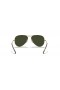 Ray-Ban RB3025 Aviator Havana Collectie XL (58 - 14) / Groene lenzen en Goud frame Zonnebrillen