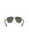 Ray-Ban RB3683 L (56 - 15) / Groene lenzen en Zwart frame Zonnebrillen
