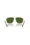 Ray-Ban RB3796 XXL (62 - 15) / Groene lenzen en Goud frame Zonnebrillen