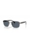 Ray-Ban RB3751 L (58 - 17) / Blauwe lenzen en Zilver frame Zonnebrillen