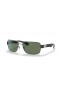 Ray-Ban RB3522 XXL (61 - 17) / Groene lenzen en Zilver frame Zonnebrillen