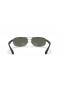 Ray-Ban RB3445 M (61 - 17) / Groene lenzen en Zilver frame Zonnebrillen