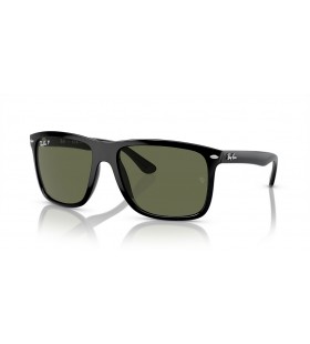 Ray-Ban RB4547 Vriendje Twee XL (60 - 18) / Groene lenzen en Zwart frame Zonnebrillen