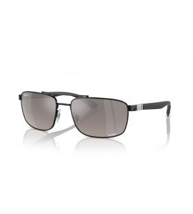 Ray-Ban RB3737CH RB3737 Chromance XXL (60 - 18) / Grijs objectieven en Zwart frame Zonnebrillen