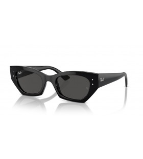 Ray-Ban RB4430 Zena Bio-Based M (52 - 22) / Grijs objectieven en Zwart frame Zonnebrillen