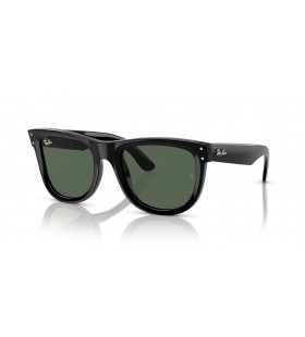 Ray-Ban RBR0502SF Wayfarer Reverse M (53 - 20) / Groene lenzen en Zwart frame Zonnebrillen