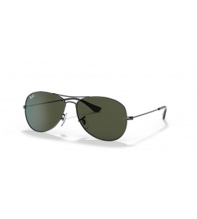 Ray-Ban Cockpit RB3362 XL (59 - 14) / Groene lenzen en Zilver frame Zonnebrillen