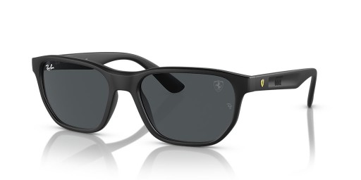 Ray-Ban RB4404M Scuderia Ferrari Kokoelma, L (57 - 18) / Harmaa linssit ja Musta runko Aurinkolasit