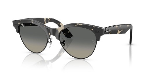 Ray-Ban RB2341 Clubmaster Tavalla M (51 - 19) / Harmaa linssit ja Havana runko Aurinkolasit