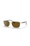 Ray-Ban RB3684CH Chromance XL (58 - 18) / Ruskeat linssit ja Kulta runko Aurinkolasit