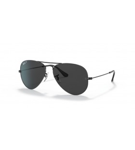 Ray-Ban RB3025 Aviator Koko Musta XL (58 - 14) / Musta linssit ja Musta runko Aurinkolasit