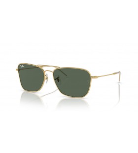 Ray-Ban RBR0102S Caravan KÃ¤Ã¤ntÃ¤Ã¤ XL (58 - 15) / VihreÃ¤ linssit ja Kulta runko Aurinkolasit