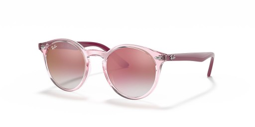 Ray-Ban RB9064S Enfants XS (44 - 19) / lentilles Rouges et Rose frame Lunettes de soleil