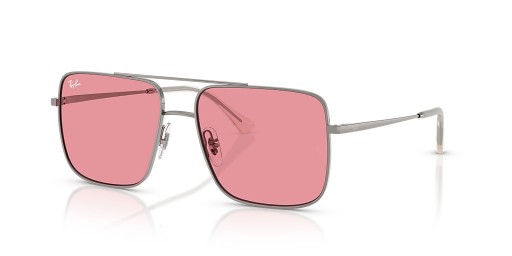 Ray-Ban RB3758 Ari Bio à Base de M (54 - 16) / Rose des lentilles et des Lunettes de soleil de cadre en Argent