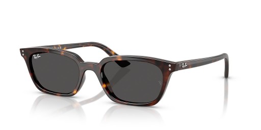 Ray-Ban RB4456 Zaya'Bio à Base de M (53 - 19) / lentilles Grises et Tortoise frame Lunettes de soleil