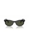 Ray-Ban RB2242 Wayfarer Ovale M (50 - 22) / les lentilles Vertes et Noir frame Lunettes de soleil