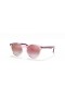 Ray-Ban RB9064S Enfants XS (44 - 19) / lentilles Rouges et Rose frame Lunettes de soleil