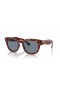 Ray-Ban RB0298SF Mega Hawkeye L (53 - 21) / Bleu de lentilles et Brown frame Lunettes de soleil