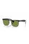 Ray-Ban RB3875 Wayfarer Deluxe L (53 - 18) / les lentilles Vertes et Noir frame Lunettes de soleil