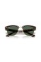Ray-Ban RBR0504S Clubmaster Inverse de S (51 - 21) / les lentilles Vertes et Tortoise frame Lunettes de soleil