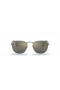 Ray-Ban RB8157 Frank Titane S (51 - 20) / Bleu de lentilles et d'Or frame Lunettes de soleil