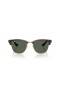 Ray-Ban RBR0504S Clubmaster Inverse de S (51 - 21) / les lentilles Vertes et Tortoise frame Lunettes de soleil