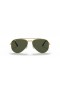 Ray-Ban RB3625 Nouvelles Aviator XXL (62 - 14) / les lentilles Vertes et Or frame Lunettes de soleil