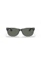 Ray-Ban RB2132 New Wayfarer Classique, M (55 - 18) / les lentilles Vertes et Noir frame Lunettes de soleil