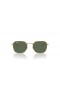 Ray-Ban RB9594S Enfants XL (49 - 19) / les lentilles Vertes et Or frame Lunettes de soleil