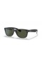 Ray-Ban RB2132 New Wayfarer Color Mix M (55 - 18) / les lentilles Vertes et Noir frame Lunettes de soleil