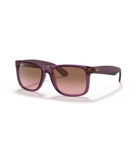 Ray-Ban RB4165 Justin Classique XS (51 - 16) / lentilles Brunes et Violet frame Lunettes de soleil