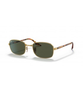 Ray-Ban RB3690 M (54 - 21) / les lentilles Vertes et Or frame Lunettes de soleil