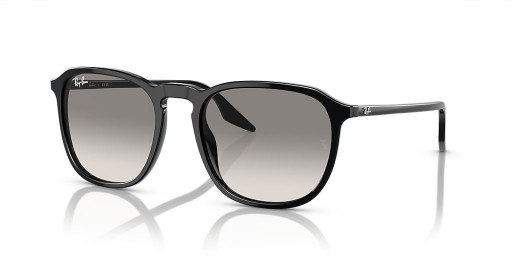Ray-Ban RB2203 L (55 - 20) / Grey-Gläsern und Schwarzem Rahmen, Sonnenbrillen