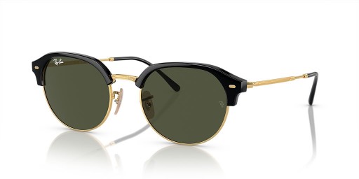 Ray-Ban RB4429 XXL (55 - 20) / Grünen Gläsern und Schwarzem Rahmen, Sonnenbrillen