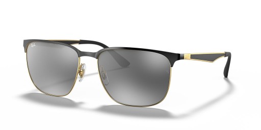 Ray-Ban RB3569 XL (59 - 17) / Grau-Gläsern und Schwarzem Rahmen, Sonnenbrillen