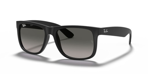 Ray-Ban RB4165 Justin Classic S (54 - 16) / Grau-Gläsern und Schwarzem Rahmen, Sonnenbrillen