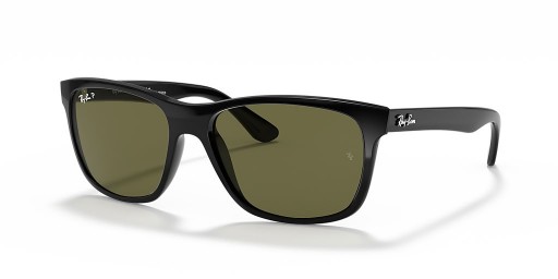 Ray-Ban RB4181 M (57 - 16) / Grünen Gläsern und Schwarzem Rahmen, Sonnenbrillen