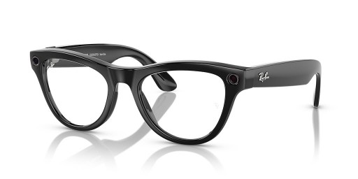 Ray-Ban RW4010 Meta Skyler M (52 - 20) / Blauen Gläsern und Schwarzem Rahmen, Sonnenbrillen