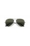 Ray-Ban RB3025 Aviator Classic XXL (62 - 14) / Grünen Gläsern und Grauen Rahmen Sonnenbrille
