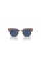 Ray-Ban RB9116S New Clubmaster Kids XL (47 - 17) / Blau-Objektive und Rosa Rahmen Sonnenbrille