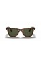 Ray-Ban RB4340 Wayfarer Ease M (50 - 22) / Grünen Gläsern und Tortoise frame Sonnenbrillen