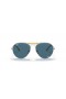 Ray-Ban RB8063 Titan-M (55 - 16) / Blau-Objektive und Silber-Rahmen-Sonnenbrille
