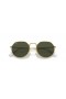 Ray-Ban RB8165 Jack Titan-M (53 - 20) / Grünen Gläsern und Gold Rahmen Sonnenbrille