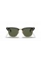 Ray-Ban RB3507 Clubmaster Aluminium L (51 - 21) / Grünen Gläsern und Schwarzem Rahmen, Sonnenbrillen